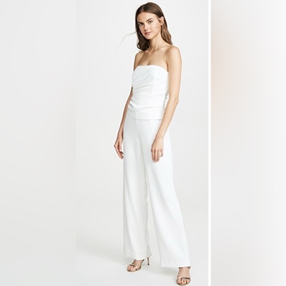 Ronny Kobo Ambre Strapless Jumpsuit in Black - Picture 12 of 13